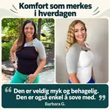 Kundebilder og omtale fra Barbara G.: Den er veldig myk og behagelig. Den er også enkel å sove med.